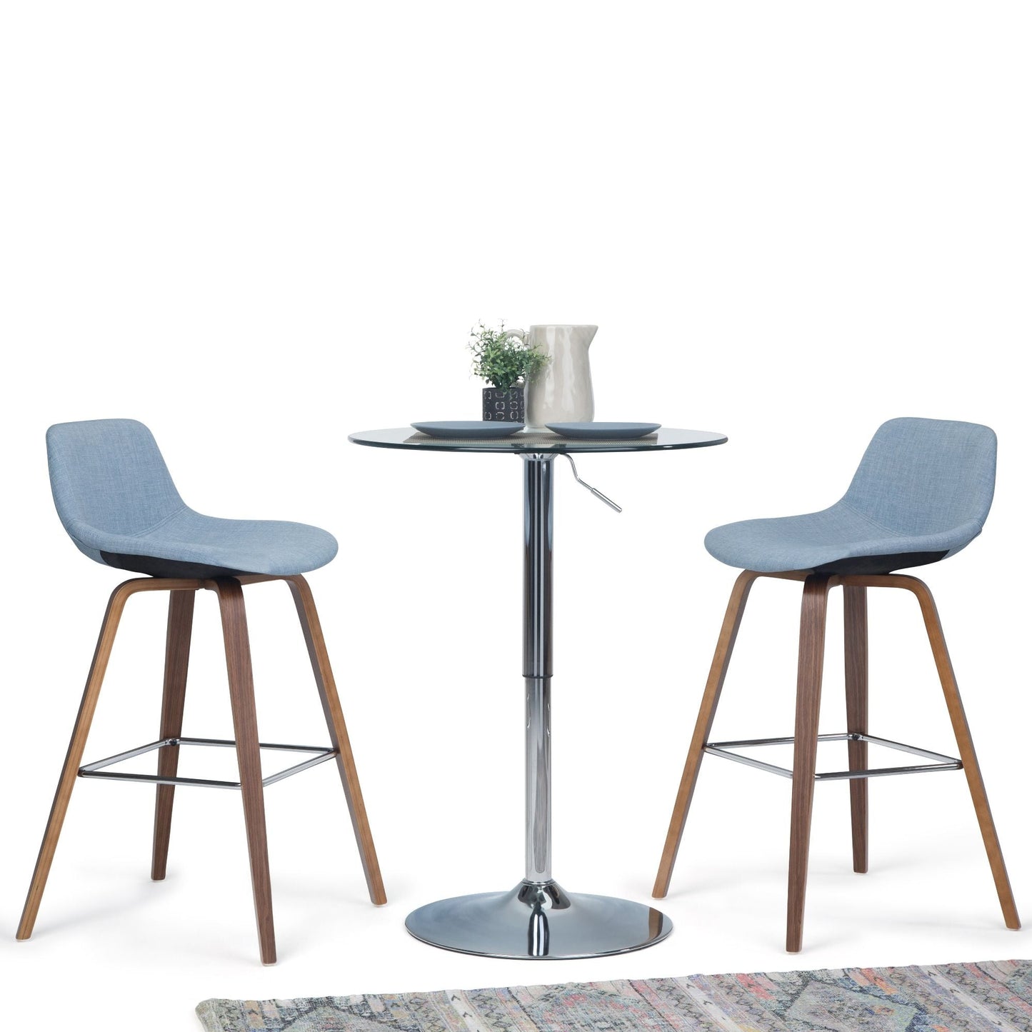 Randolph - Bentwood Multifunctional Counter / Bar Height Stool (Set of 2)