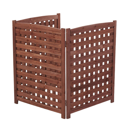 3 Panel Outdoor Air Conditioner Fence Screen