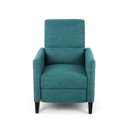 Kiersten Contemporary Fabric Pushback Recliner