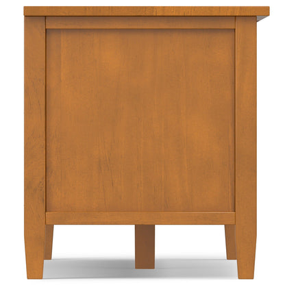 Warm Shaker - Handcrafted Low TV Media Stand