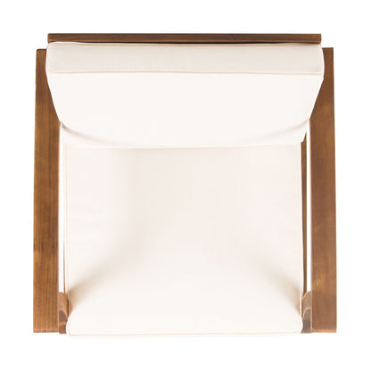 Perla Contemporary Club Chair with Water Resistant Cushion