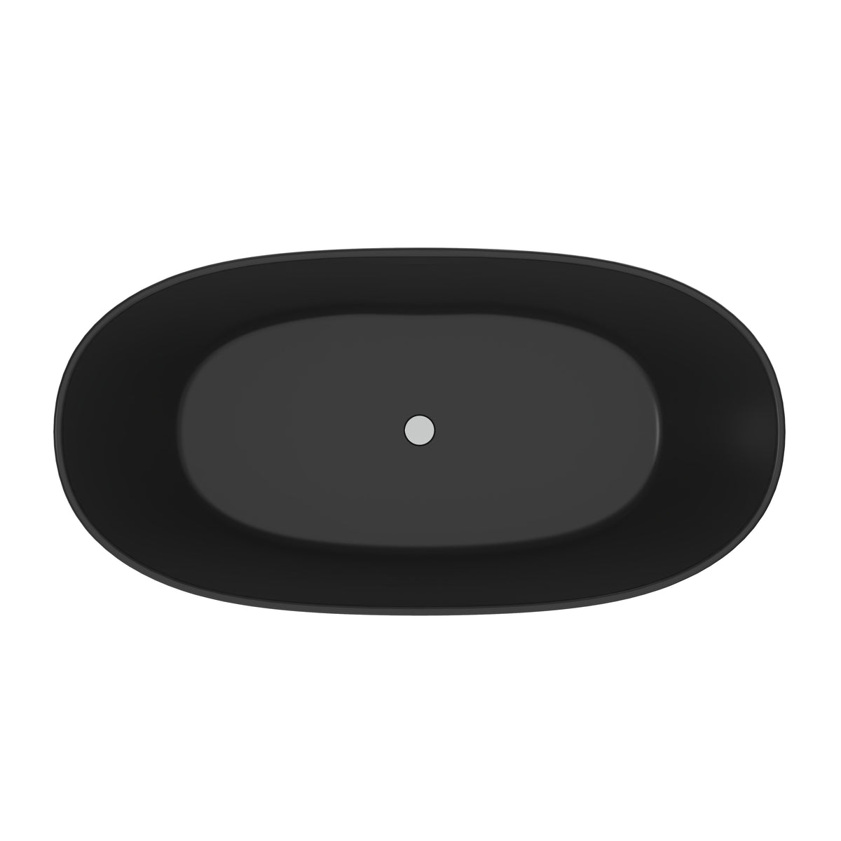 65 Inch Artificial Stone Solid Surface Freestanding Bathroom Bathtub