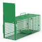 30in 1 Door Live Animal Cage Trap For Animals Under 5LBS Easy To Setup Humane Galvanized Iron Trap Cage For Small Cats Rabbits Squirrels Moles Chipmun