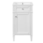 French Style Bathroom Vanity With Sink, Soft-Closing Door, Adjustable Shelf, Rectangular Design