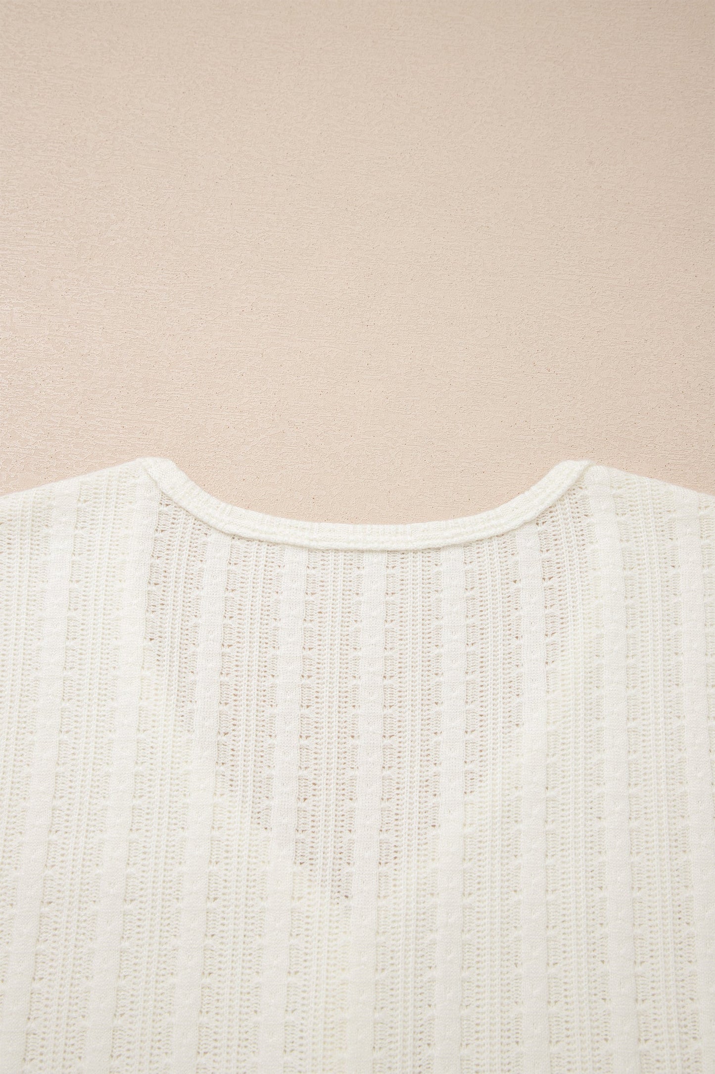 Frankie Raw Seam Henley Tee