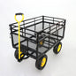 Wagon Cart Garden Cart Trucks Make It Easier To Transport Firewood Yellow+Black