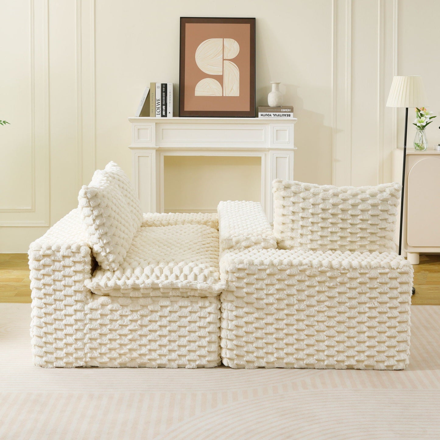 Multifunctional Sofa, Side-By-Side Or Facing Each Other
