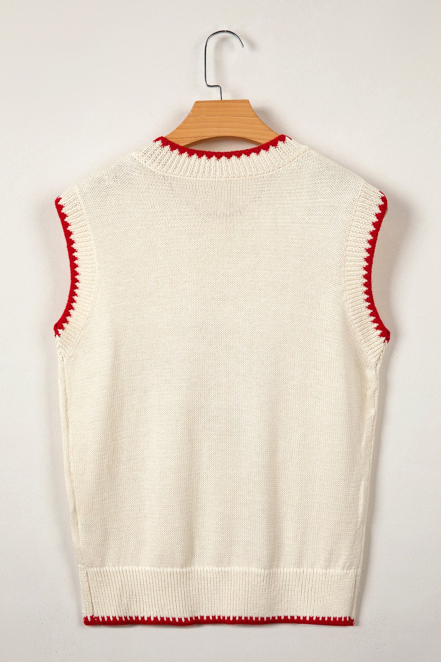 Emmeline Plaid Crawfish Knit Sweater