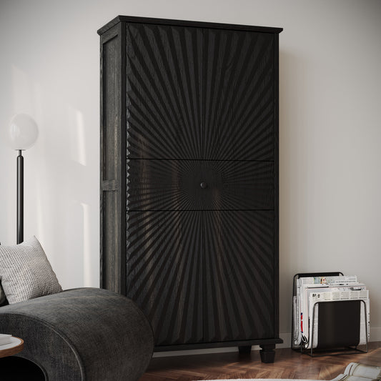 64.5'' Tall Accent 4-Door Cabinet