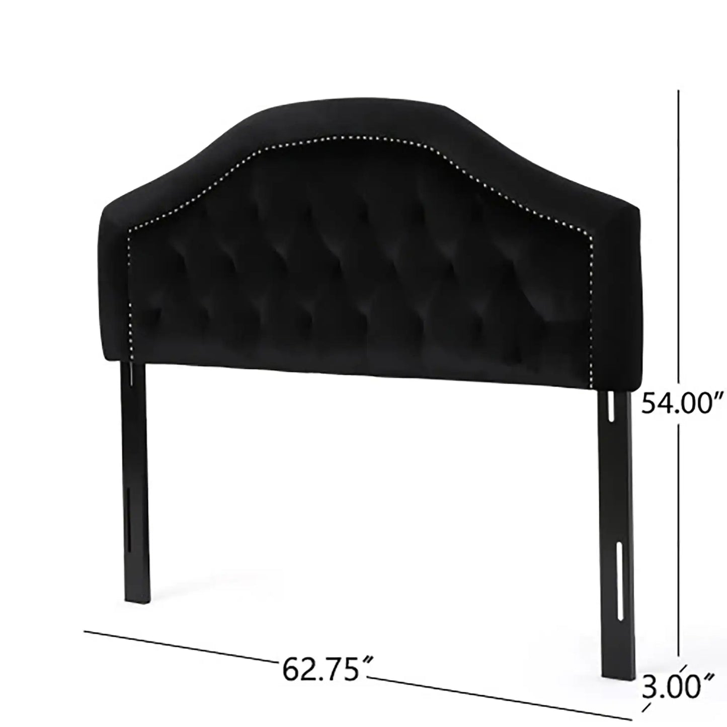 Kaarina Contemporary Tufted Fabric Headboard