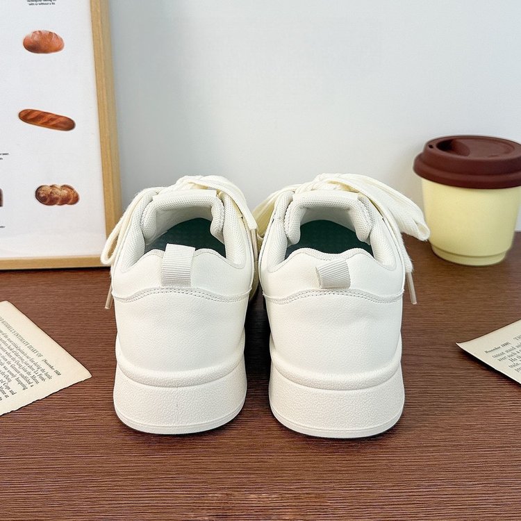 Women's White Sneakers 2026 New Style, Fashionable Versatile Platform Casual Sports Shoes