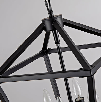 Farmhouse Lantern Chandelier 5-Light