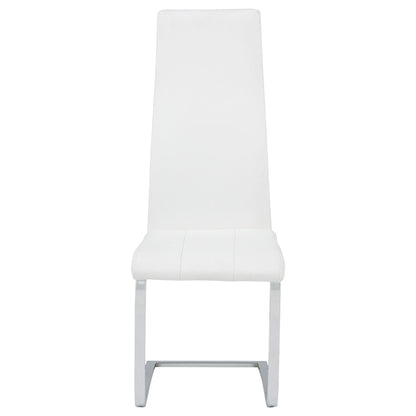Montclair Upholstered Dining Side Chair White (Set of 4)