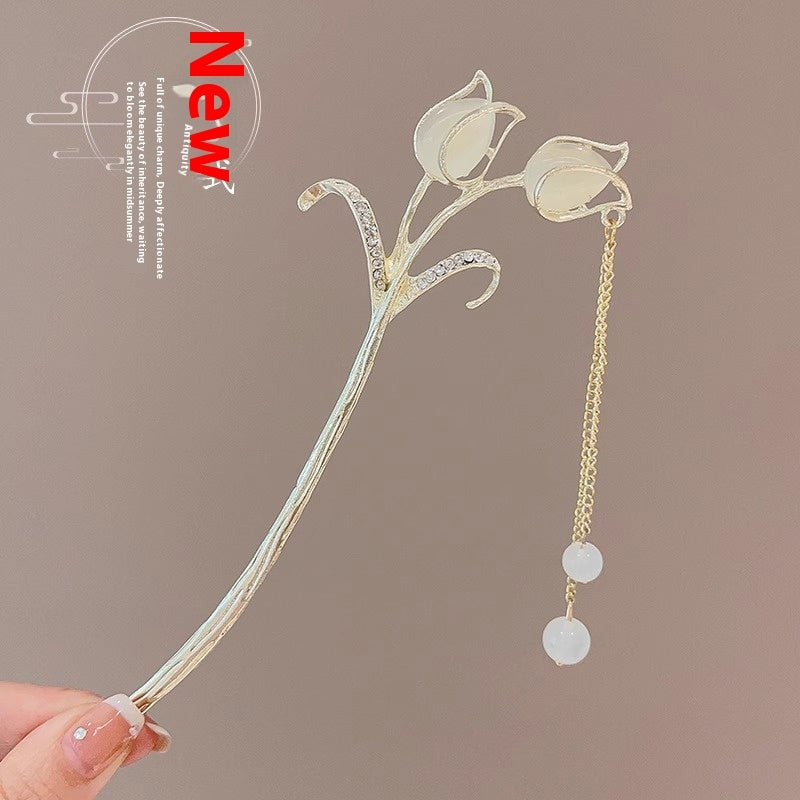 New Chinese Style Updo Hair Clasp High Sense Ebony Hairpin