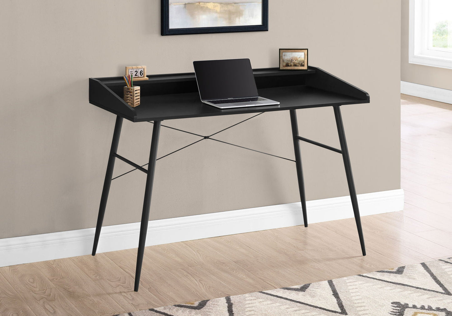 Computer Desk For Home Office With Storage Shelves