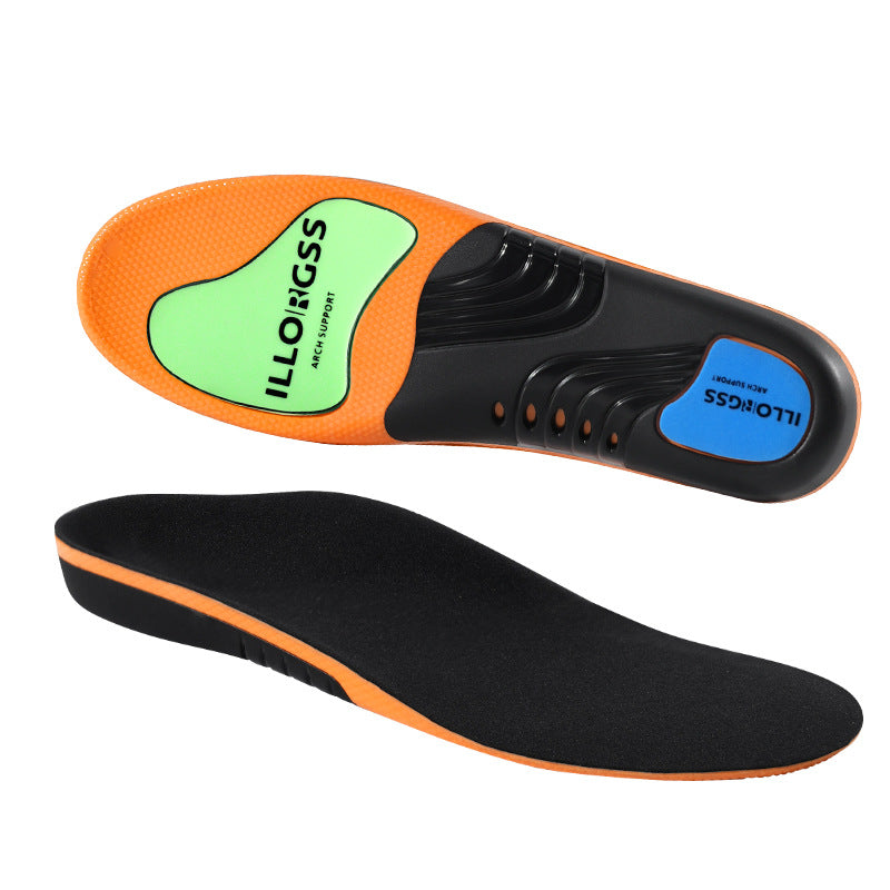 High-arch Support Sports Insole That Wicks Away Sweat And Controls Odor