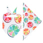 Cross-border New Cartoon Cute Pet Triangle Fresh Fruit Polyester Printed Cat And Dog Saliva Towel Scarf Wholesale