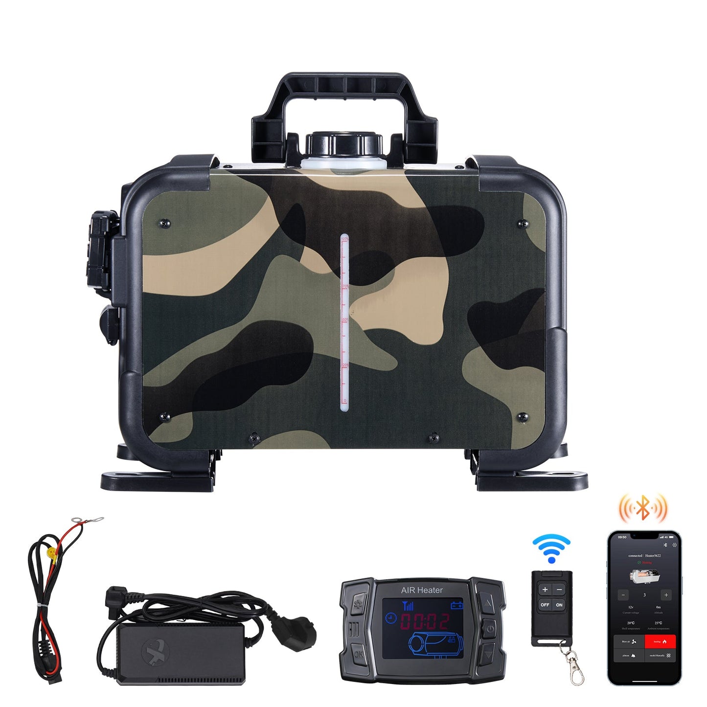 Diesel Air Heater 8KW 12V/24V Bluetooth APP Remote Control