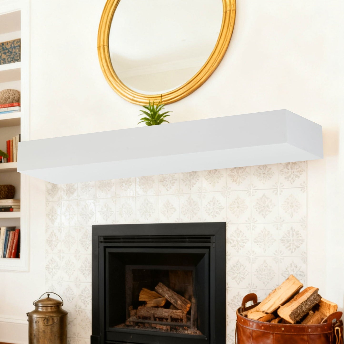 Fireplace Mantel Floating Shelf For Home Decor