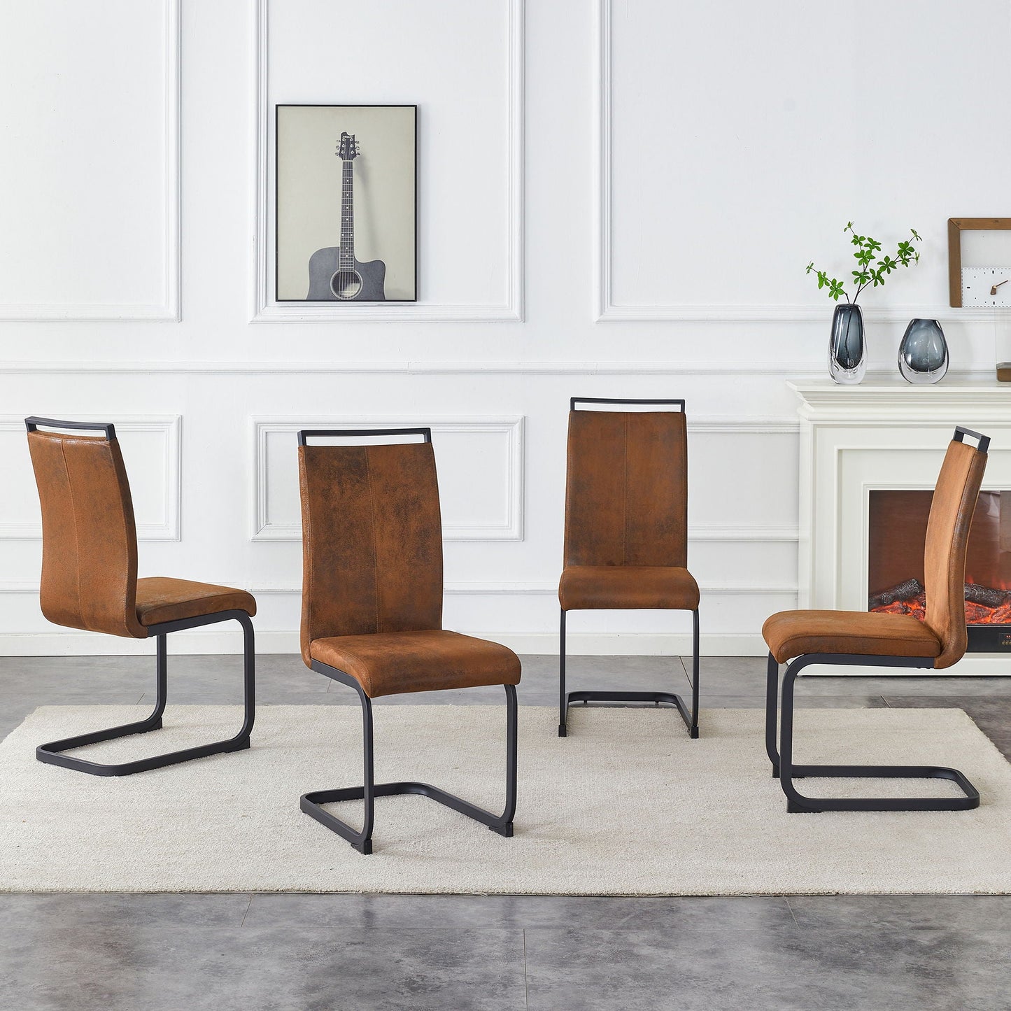 Dining Chairs With Ergonomic Backrest