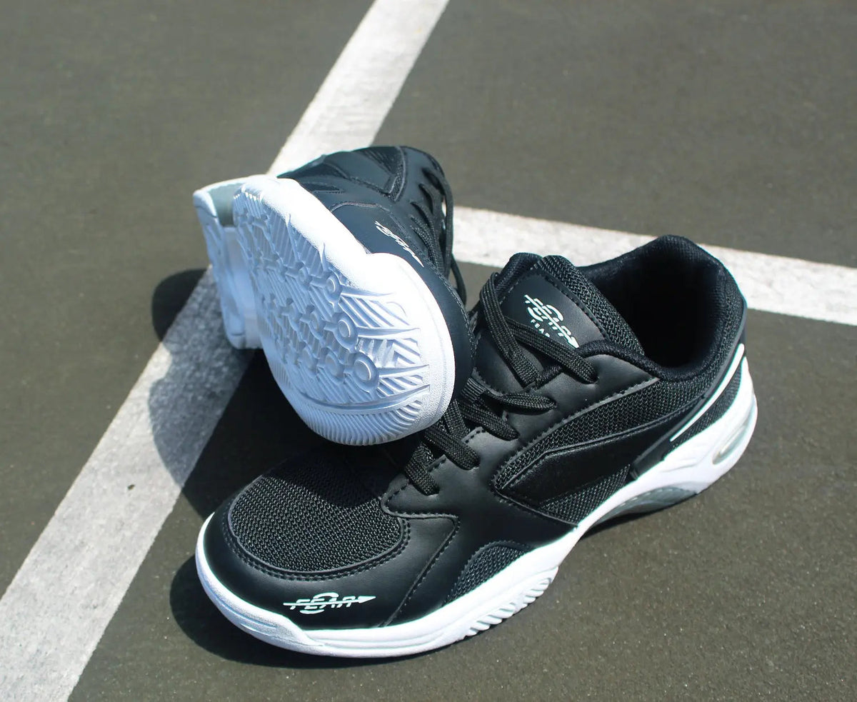 Fear0 NJ Men's High Arch Firm Support All-In-One Black Walking Shoes