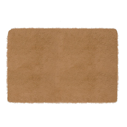 Fluffy Bedroom Rug 4Õ x 2.6Õ Anti-Skid Shaggy Area Rug Decorative Floor Carpet Mat for Nursery Bedroom Living Room