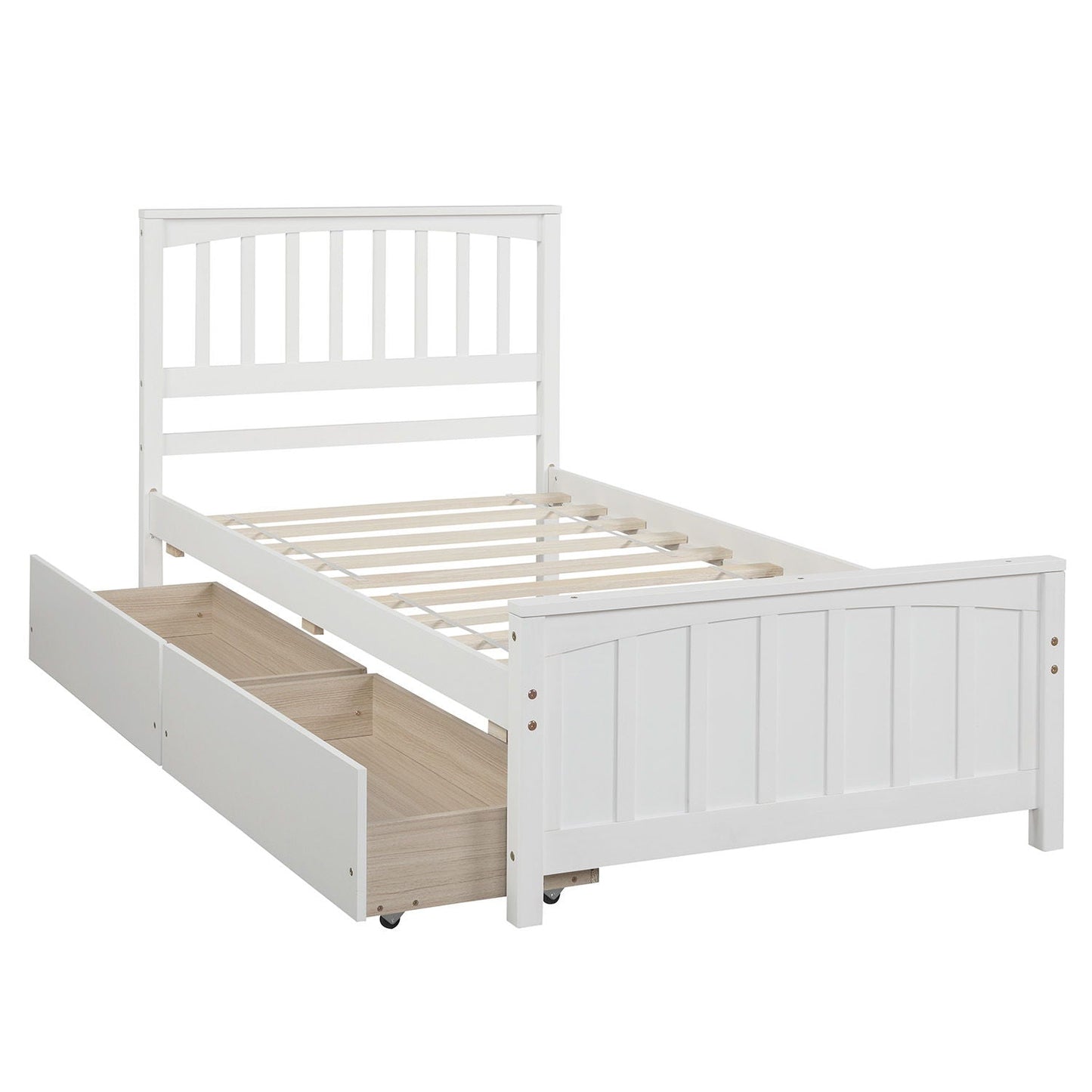 Platform Bed With Two Drawers
