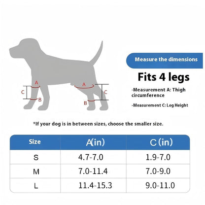 Dog Knee Brace For Torn ACL Hind Leg, Comfortable And Adjustable Support Brace With Two Stabilizer, Dog Leg Braces For Back Leg With Extra Support, Arthritis Relief And Surgery Recovery