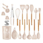 35Pcs Kitchen Cooking Utensils Set Spatula Set Baking Utensil Set Kitchen Accessories Necessities with Holder Egg Whisk Separator Tong Turner Spoons C