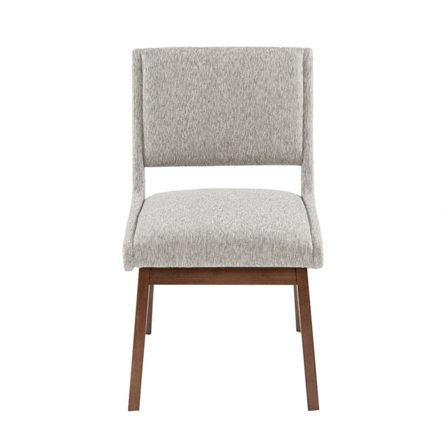 Boomerang - Dining Side Chair With Upholstered Cushions (Set of 2) - Light Gray