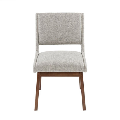 Boomerang - Dining Side Chair With Upholstered Cushions (Set of 2) - Light Gray