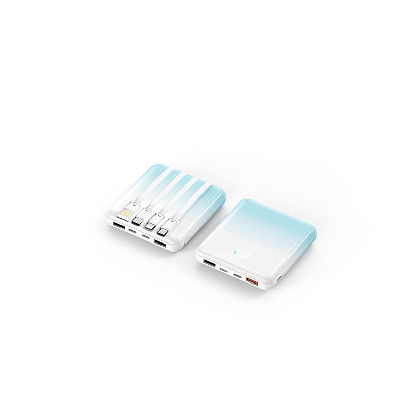 Good-looking Gradient Color Super Fast Charge Large Capacity Mobile Power Supply