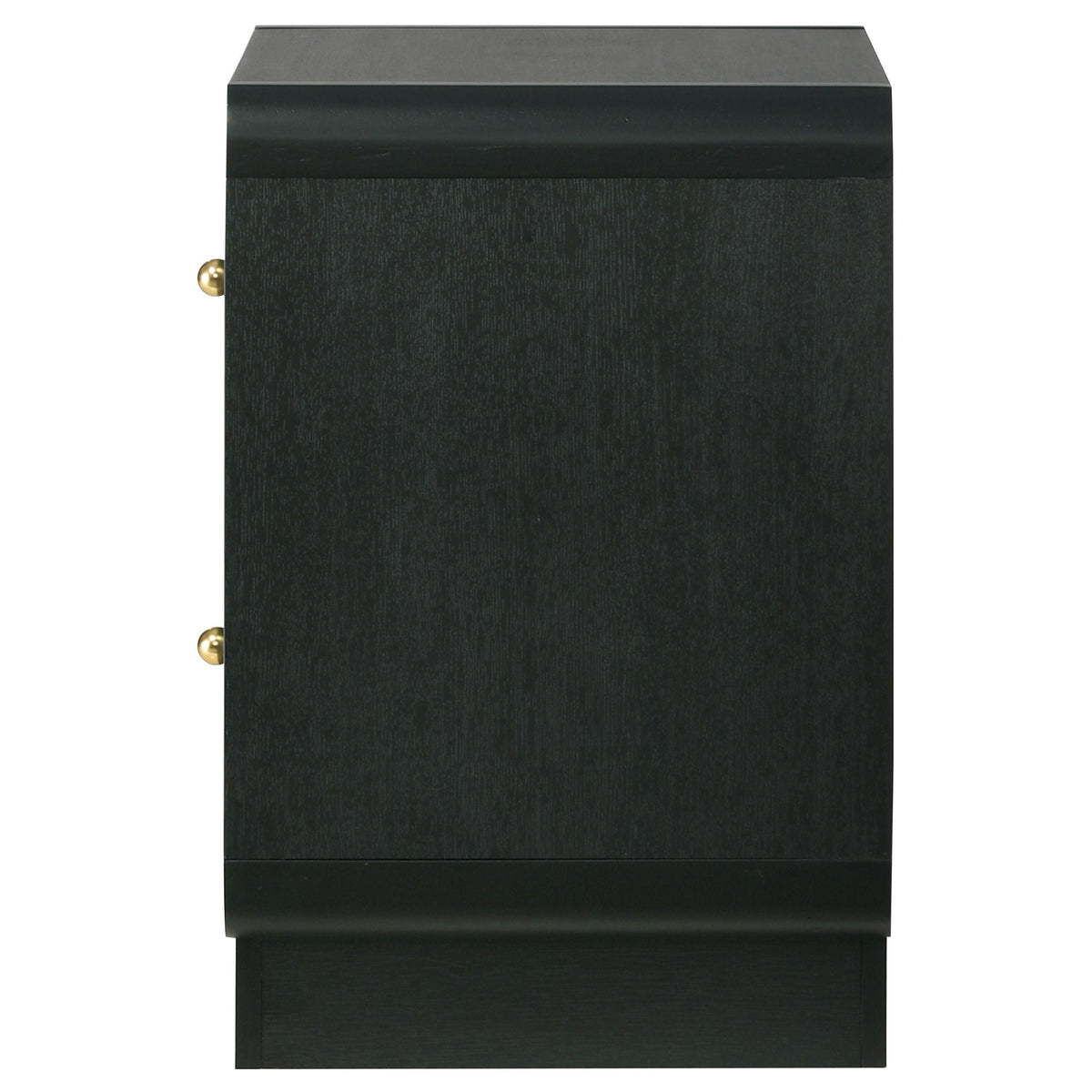 Cavelle 2-drawer Nightstand Bedside Table Black