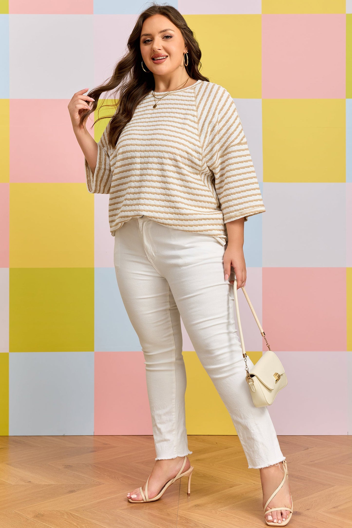 Liv Detail Half Sleeve PLUS Top