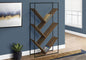 3-Tier Contemporary Bookshelf with Reclaimed Wood Finish