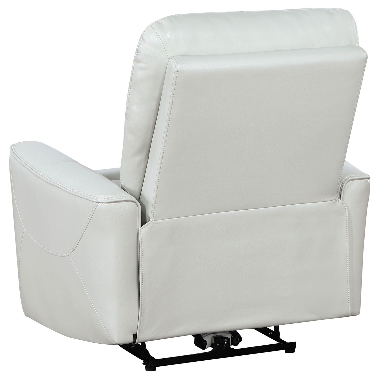 Dove Upholstered Power Recliner Chair With Smooth Power Recline And USB Charging - Gray