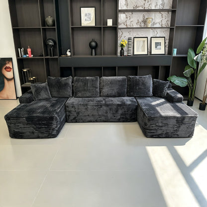 131" U-Shape Cloud Sectional Couch