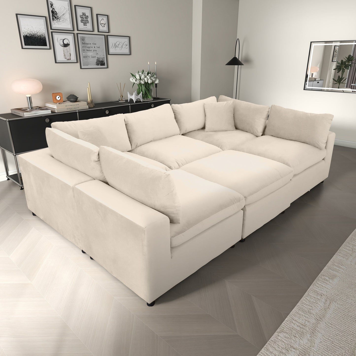 Hayward - Modular Sectional Sofa - Ivory