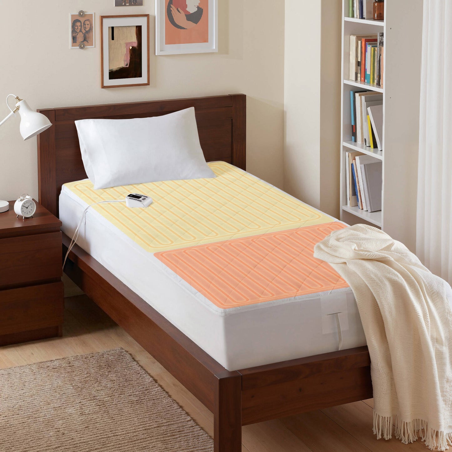 1-Piece Full Heated Mattress Pad