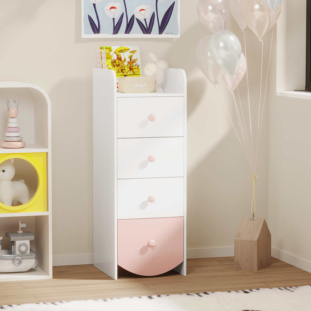 Kids Dresser with 4 Drawers