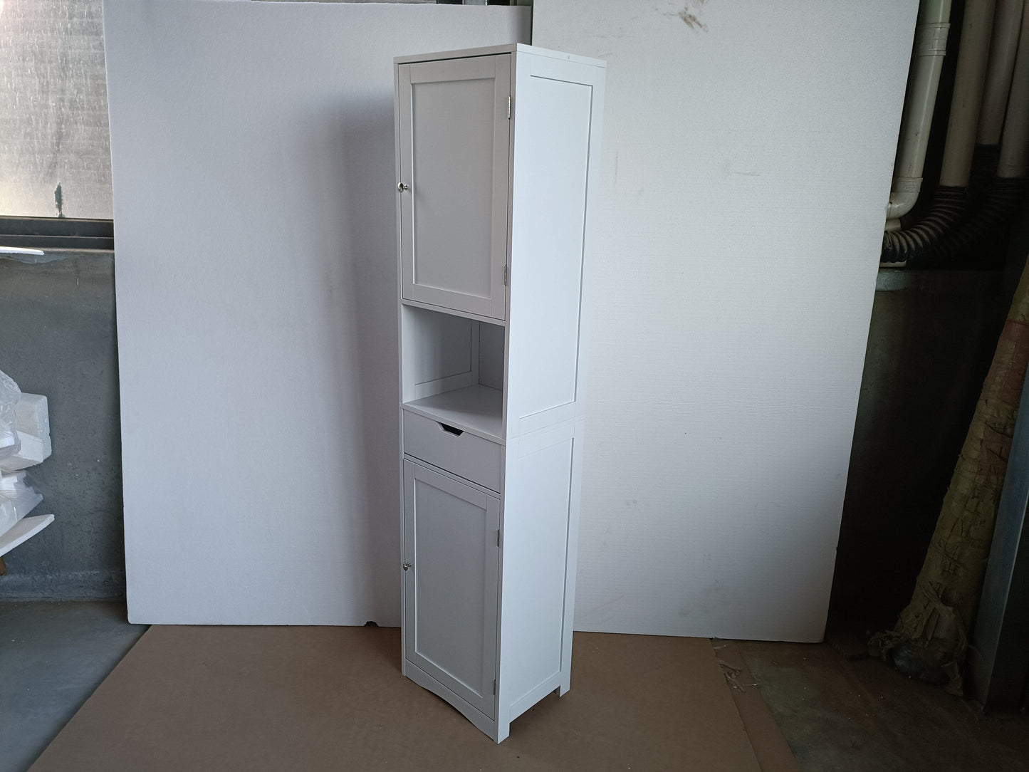 67" Tall Bathroom Cabinet with 2 Doors & 1 Drawer