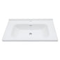 Modern Rectangular Vanity Top With Overflow For Bathroom