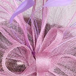 Fan-shaped Handcrafted Linen Headpiece