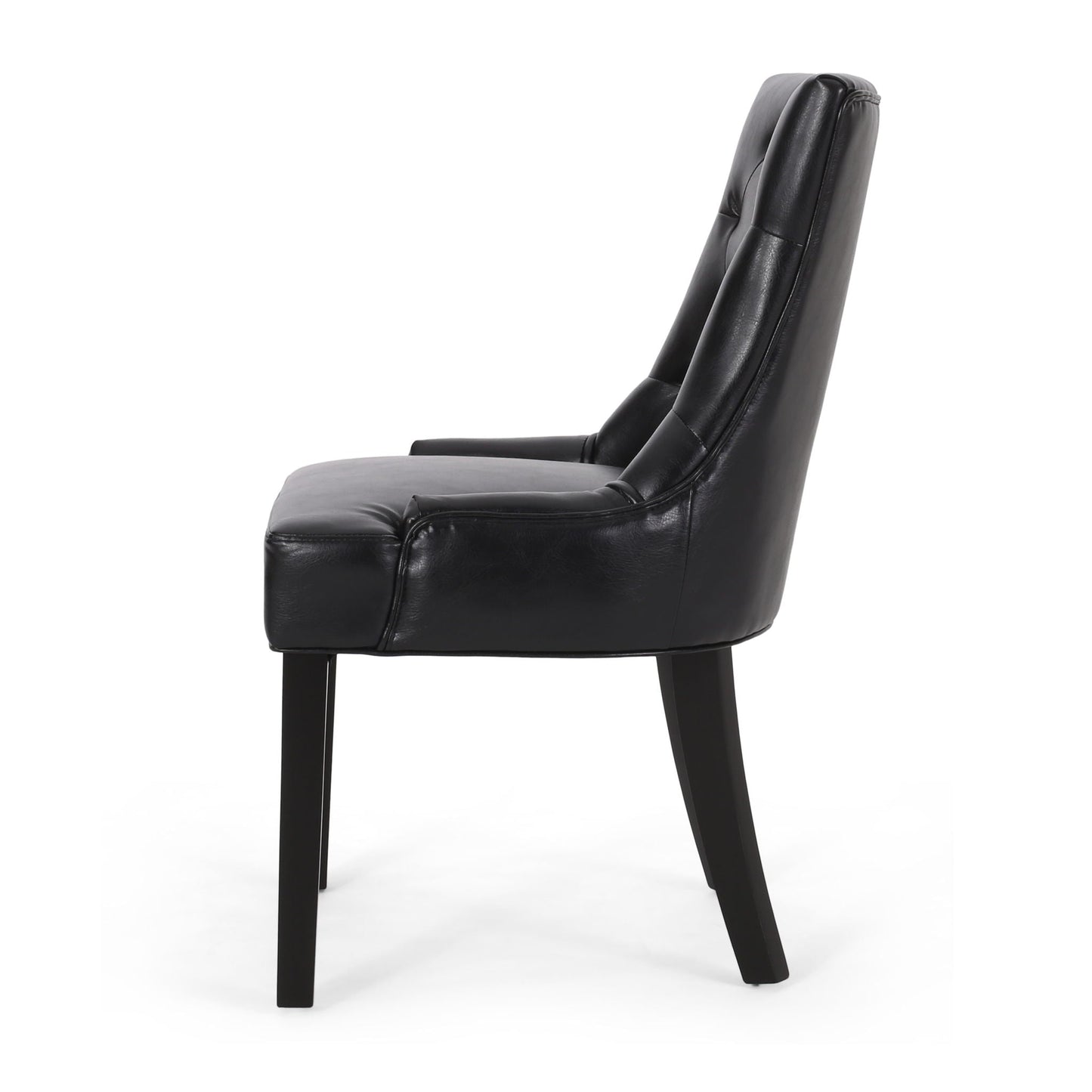 Cheney Contemporary Dining Chair Tufted Upholstery (Set of 2)