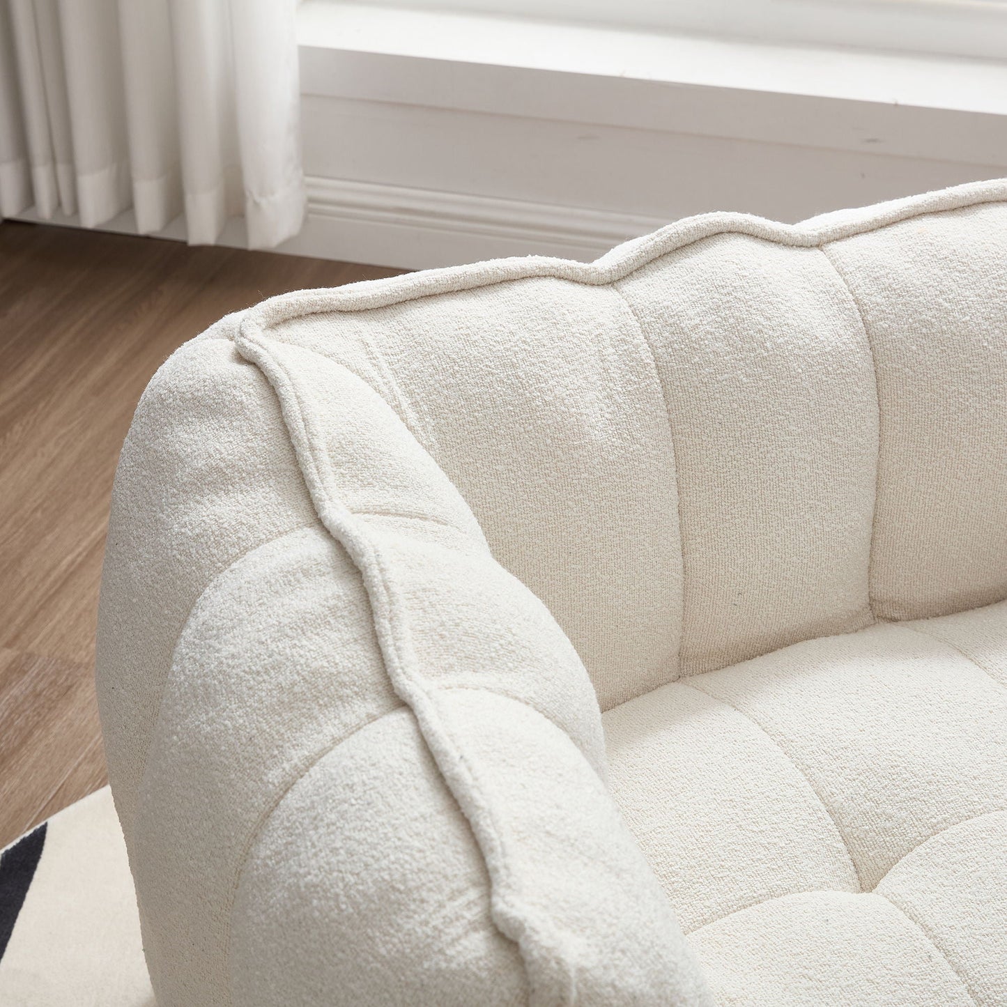 Soft Bean Bag Chair With High Resilient Foam