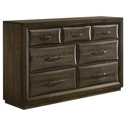 Atlas 4-piece Queen Bedroom Set Dark Oak