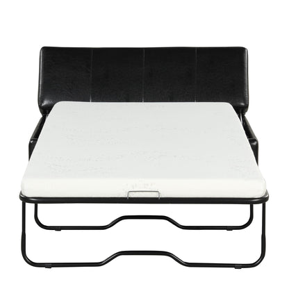 Twin Size Folding Ottoman Sleeper Bed With Mattress Convertible Guest Bed