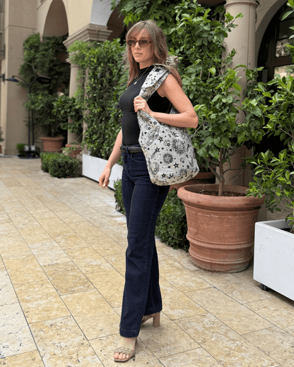 Kathmandu Collection Celestial Print Hobo Bag