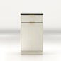 Tilt Out Trash Can Cabinet With Wave Textured Drawer & Pull Out Bin