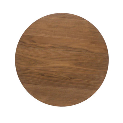 Mid-Century Modern Round Wooden Bar Table – 42" High Bar Table with Tapered Legs